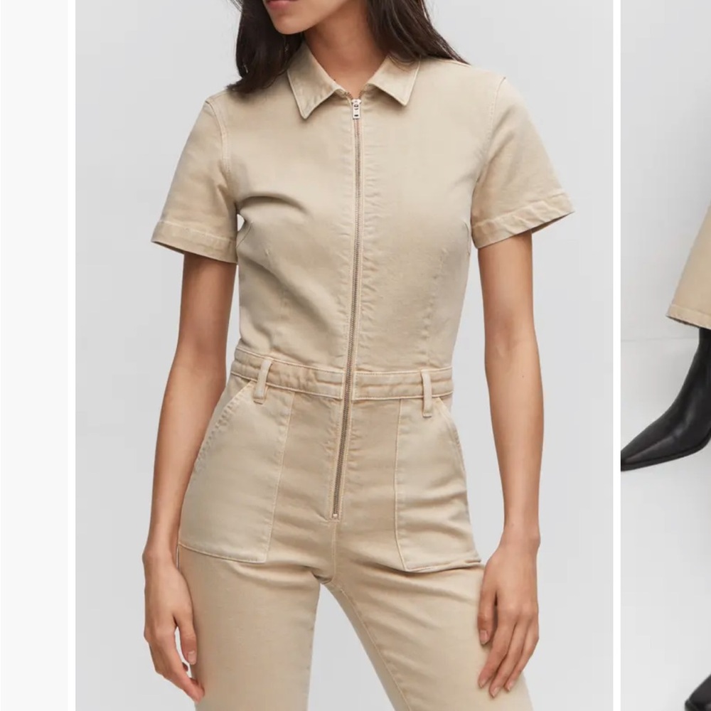 MANGO short sleeve jumpsuit
